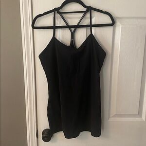 Lululemon Black Racerback Power Y Tank Top